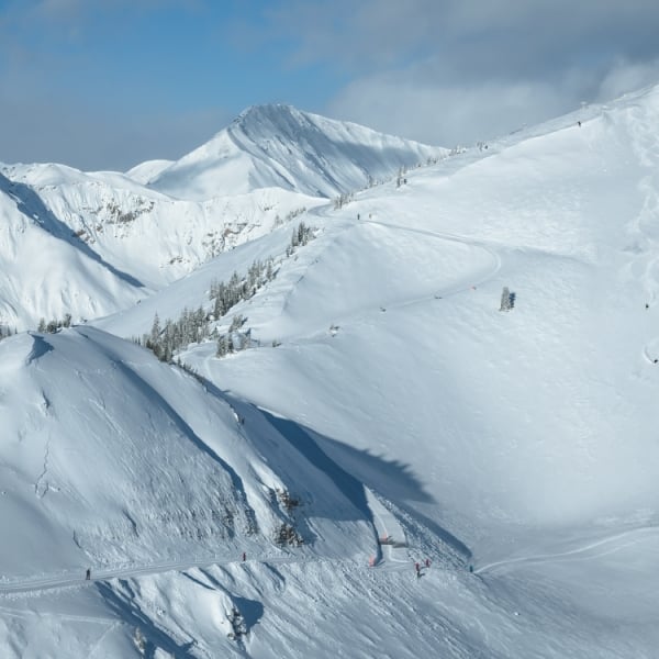 Skiing Kicking Horse Resort
