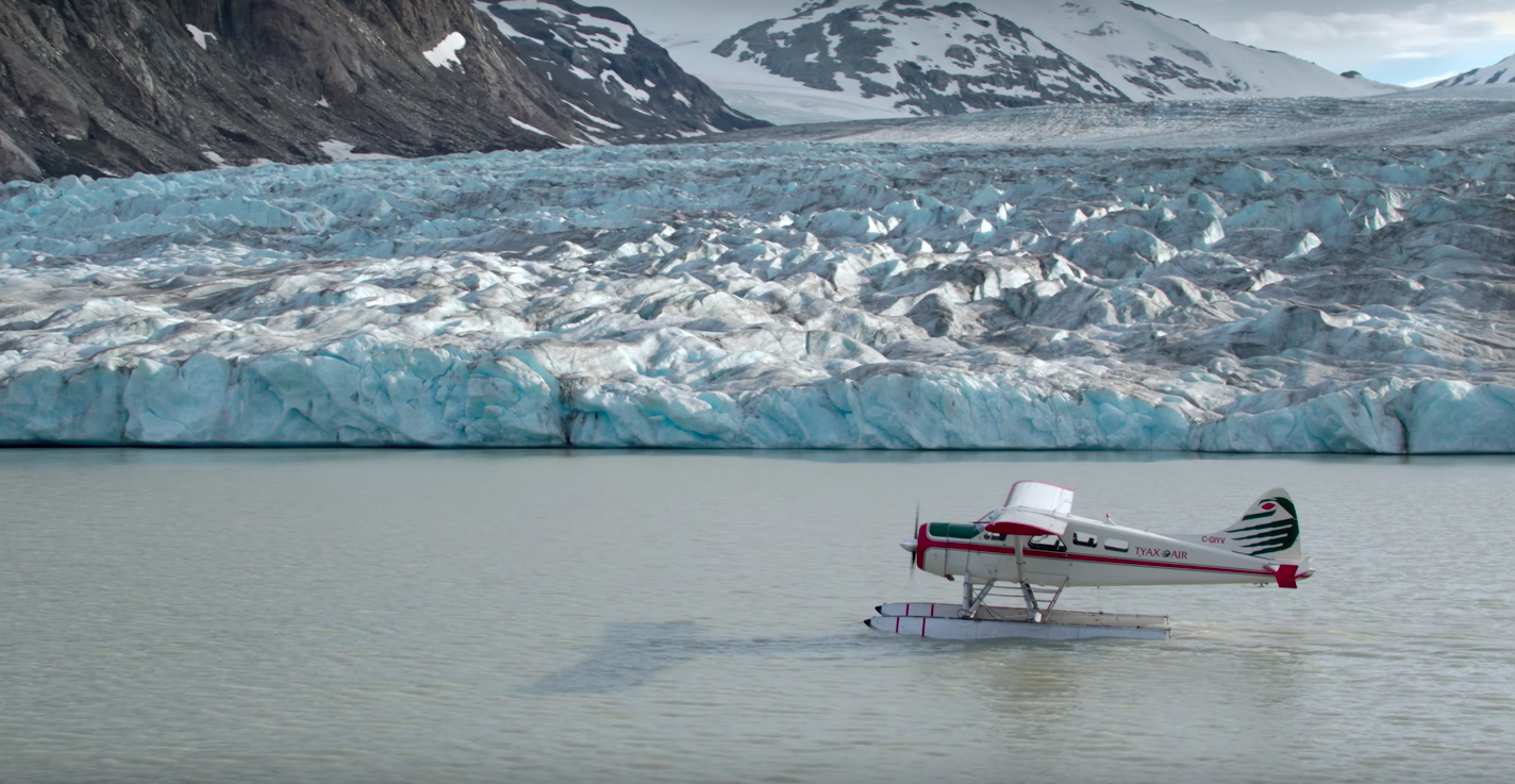 Floatplane in BC's South Chilcotin Mountains