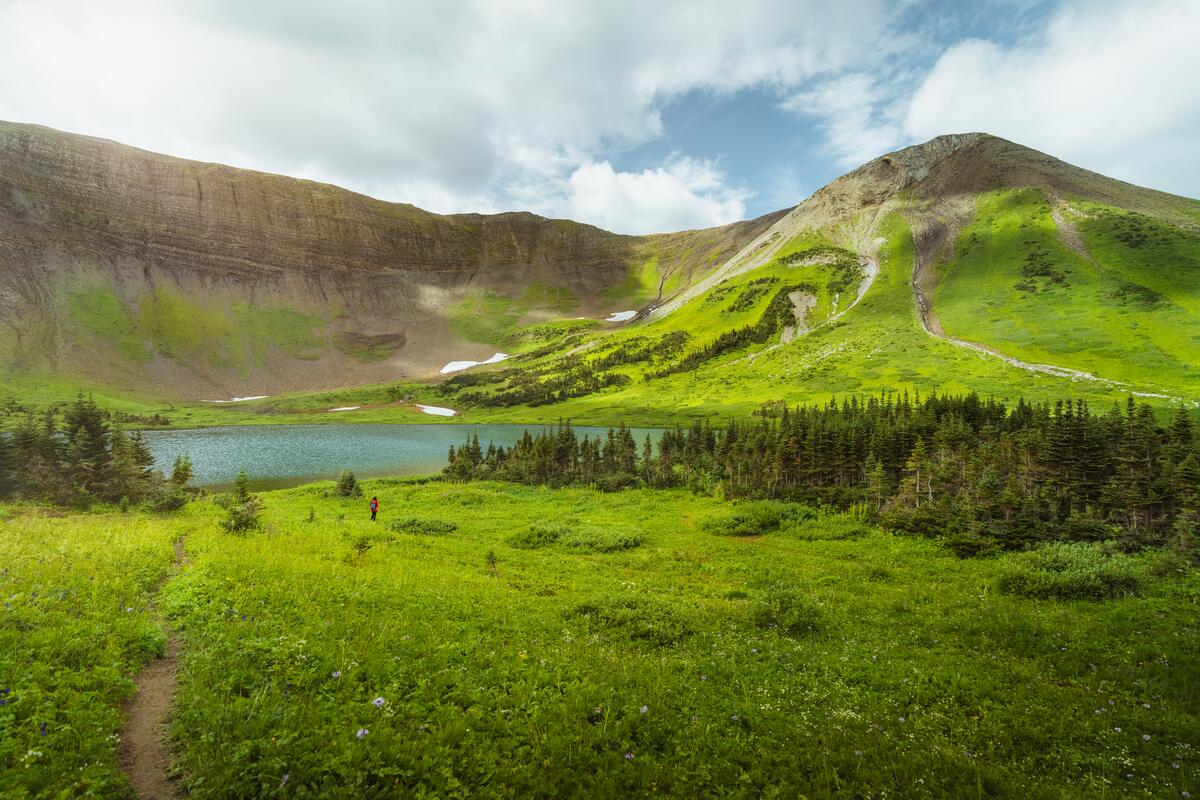 Windfall Lake in Tumbler Ridge