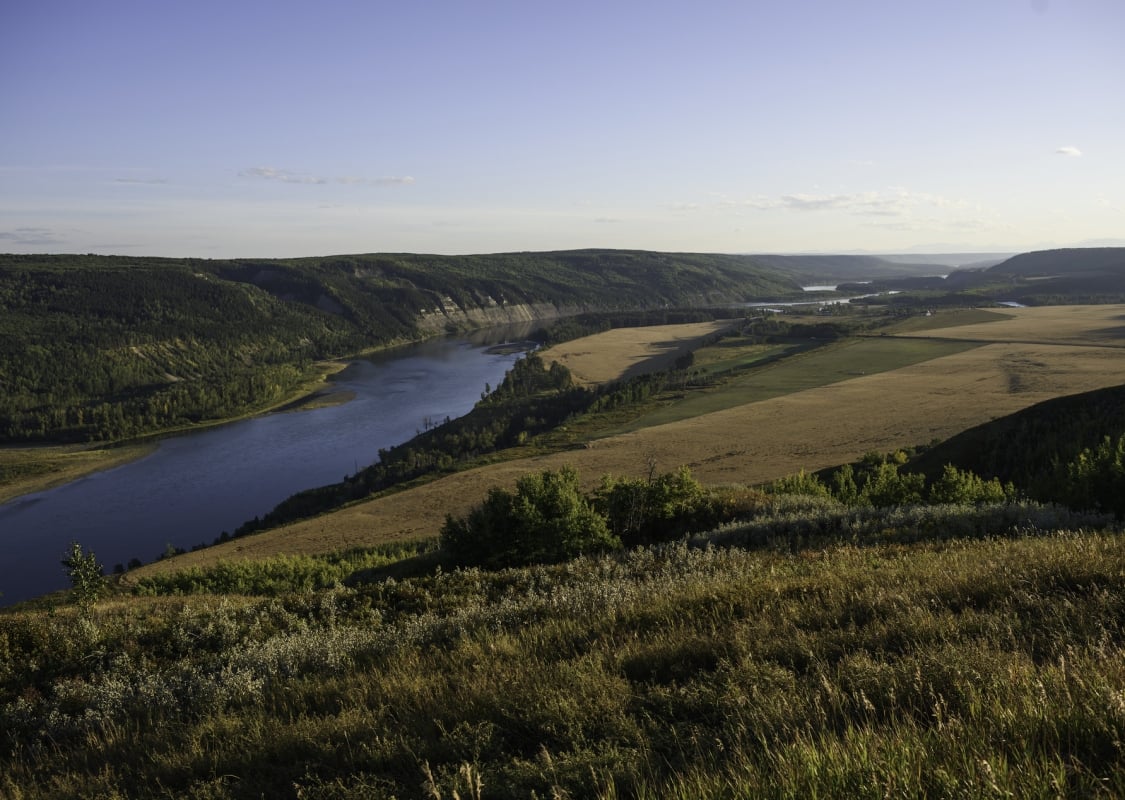 View of the peace river