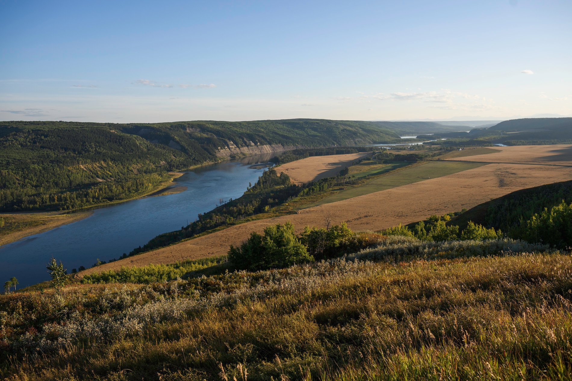 View of the peace river