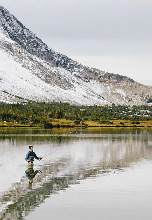 Pesca con mosca en Fish Lake