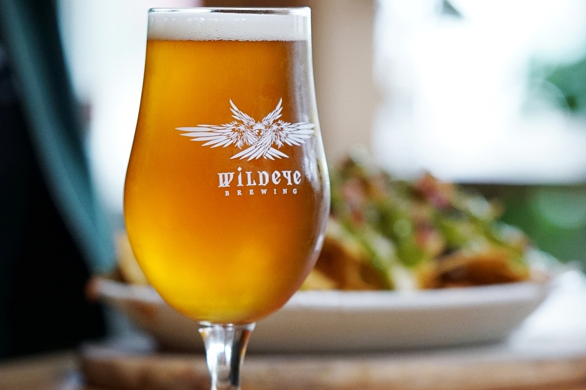 Two beers from Wildeye Brewing, BC Ale Trail