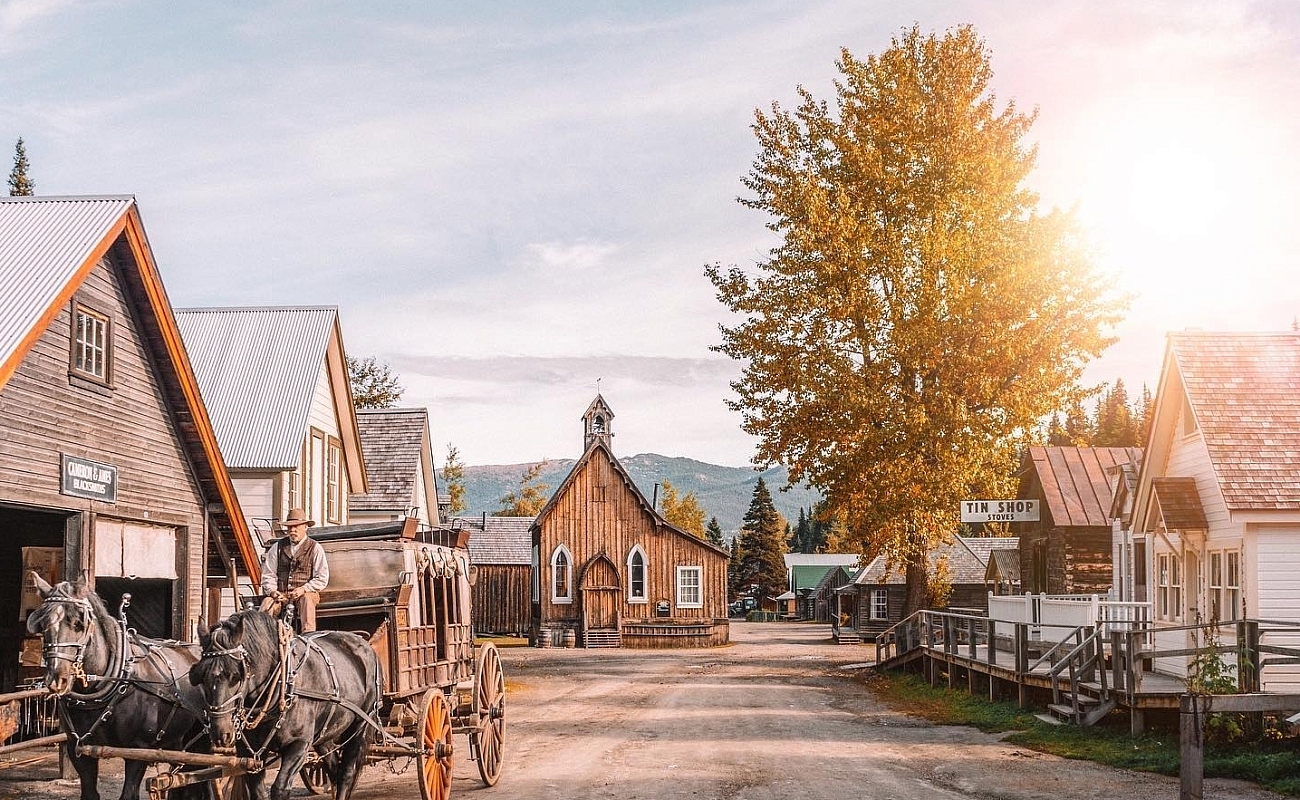 Barkerville in the fall