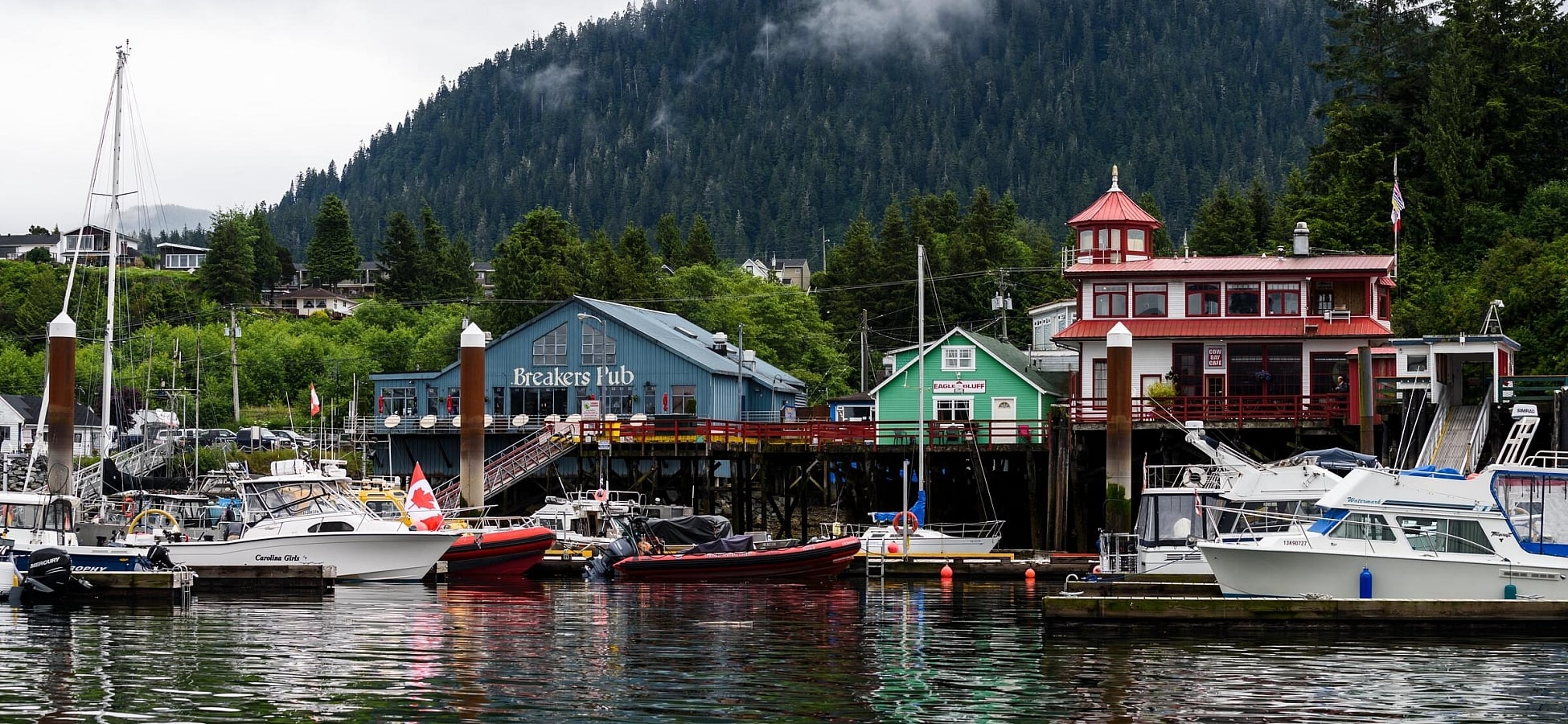Der Cow Bay Harbour in Prince Rupert, im Norden von British Columbia | Andrew Strain
