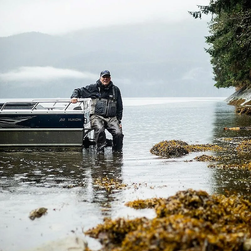 Rob Bryce, Betreiber von Northern BC Jet Boat Tours in der Nähe von Kitimat | Northern BC Tourism/Abby Cooper