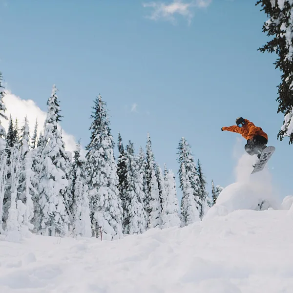 Snowboarding at Apex Mountain Resort