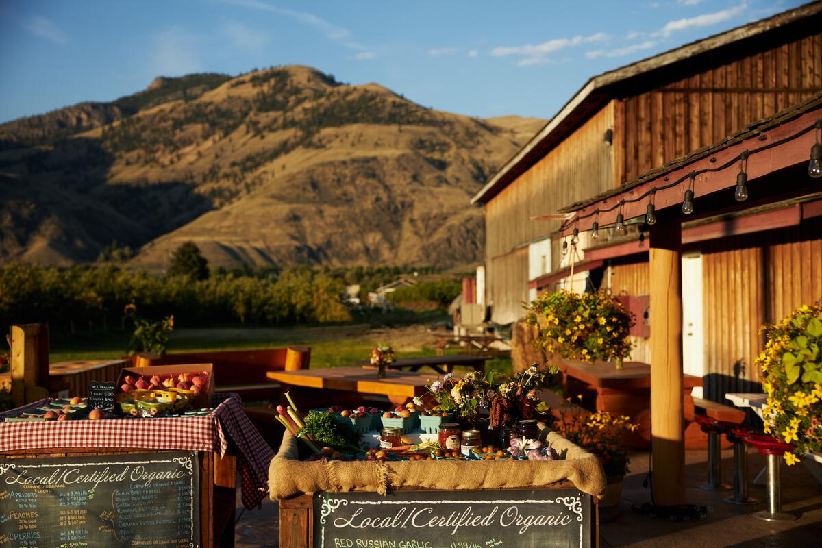 Harkers Organic grocery store in Similkameen Valley | Hubert Kang