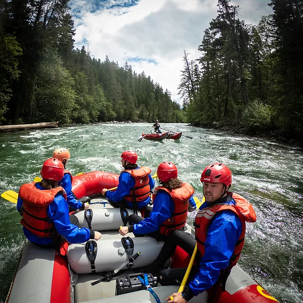 Whitewater River Rafting the Nahatlatch River at REO Rafting Resort