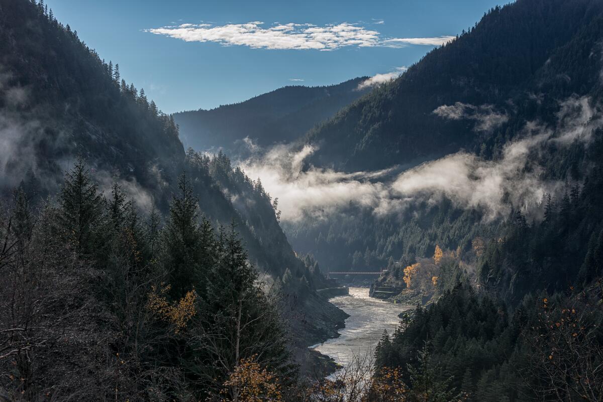 Alexandra Bridge over the Fraser River