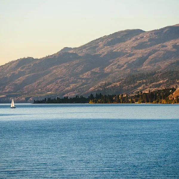 Der Naramata-Strand am Okanagan-See
